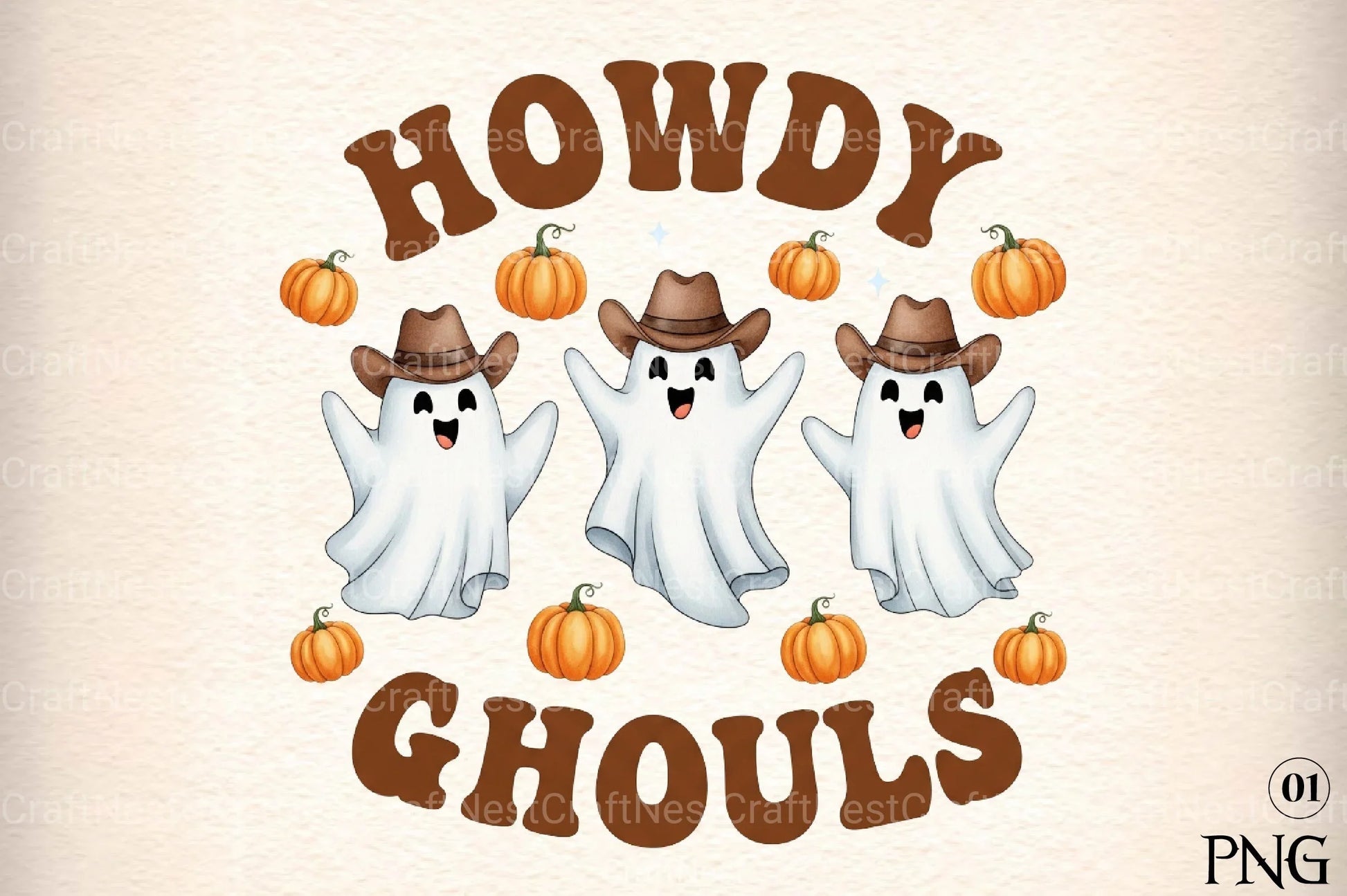 Western Halloween Quotes Clipart Bundle 17 - CraftNest - Digital Crafting and Art