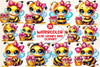Cute Honey Bee Clipart Bundle