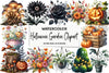 Halloween Garden Clipart Bundle