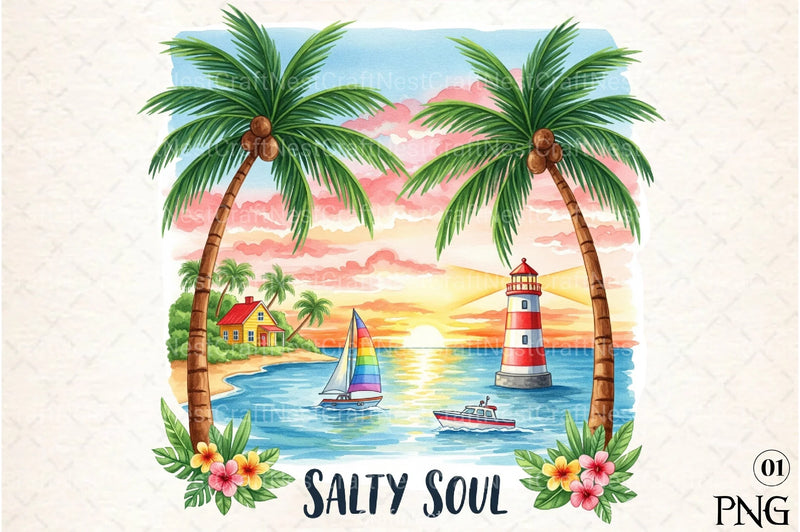 Summer Season Quotes Clipart Bundle 2 - CraftNest - Digital Crafting and Art