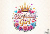 Birthday Girl Floral Clipart Bundle