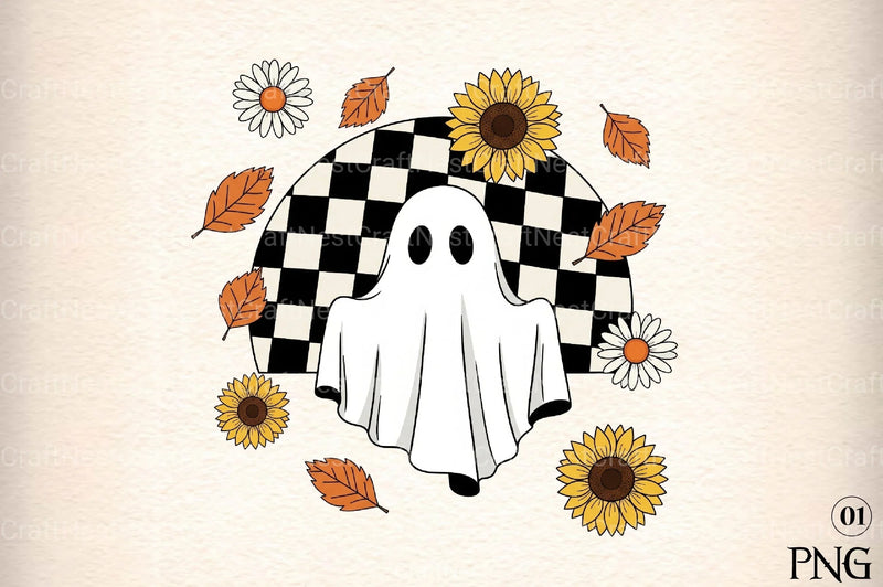 Halloween Ghost Girly Clipart Bundle - CraftNest - Digital Crafting and Art