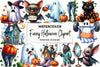 Funny Halloween Clipart Bundle