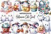 Halloween Cute Ghost Clipart Bundle