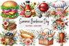 Summer Barbecue Day Clipart Bundle