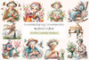 Grandma Spring Clipart Bundle