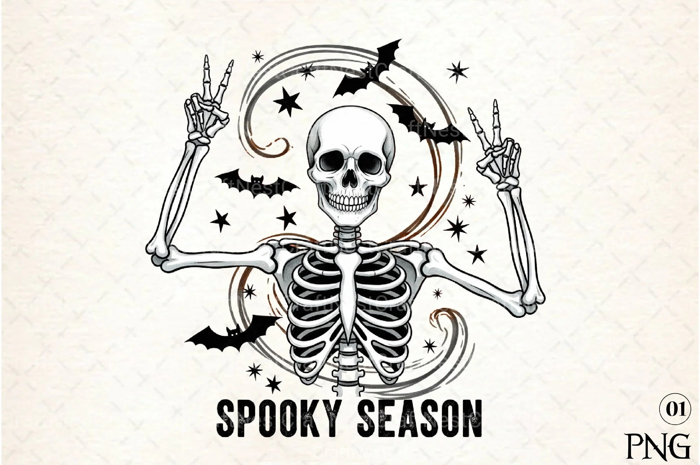 Halloween Skull Clipart Bundle - CraftNest - Digital Crafting and Art