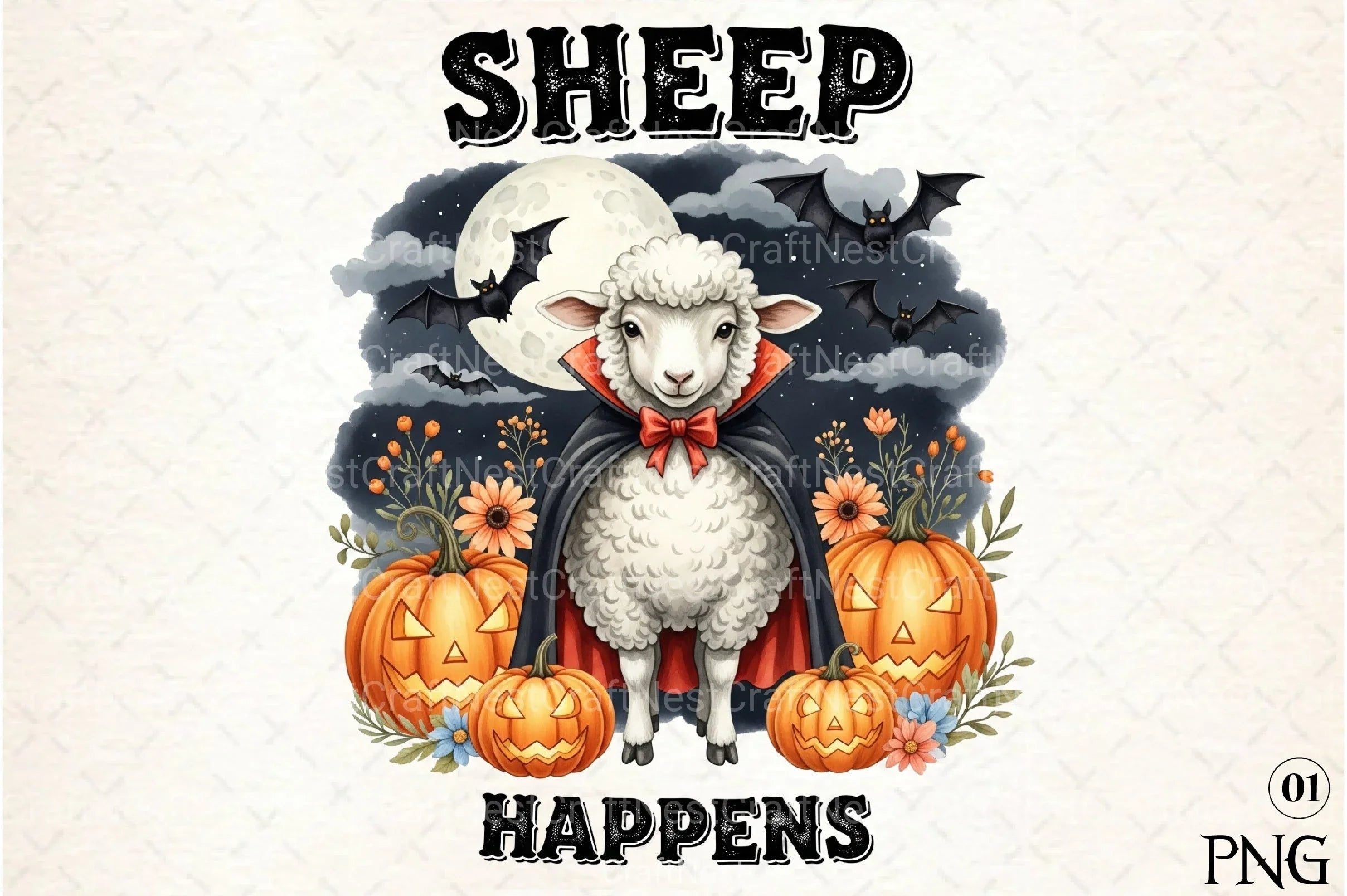 Vintage Halloween Animals Clipart Bundle 5 - CraftNest - Digital Crafting and Art