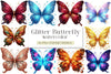 Glitter Butterfly Clipart Bundle