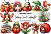 Ladybug Elf Clipart Bundle