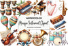 Musical Instrument Clipart Bundle
