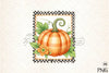 Pumpkin Postage Stamp Clipart Bundle