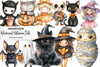 Whimsical Halloween Dolls Clipart Bundle