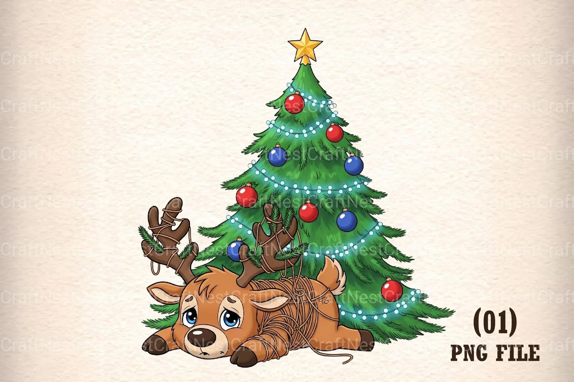 Funny Christmas Clipart Bundle 2 - CraftNest - Digital Crafting and Art