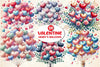 Valentine Heart Balloons Clipart Bundle