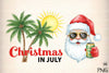 Christmas in July Funny Clipart Bundle