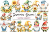 Summer Gnome Clipart Bundle