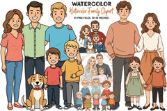 Family Clipart Bundle Collection - CraftNest - Digital Crafting and Art