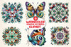 Peacock Butterfly Clipart Bundle