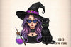 Glam Witch Clipart Bundle