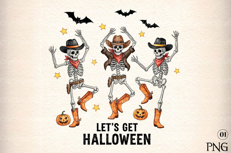 Western Halloween Quotes Clipart Bundle 1 - CraftNest - Digital Crafting and Art