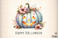 Happy Halloween Ghost Clipart Bundle - CraftNest - Digital Crafting and Art