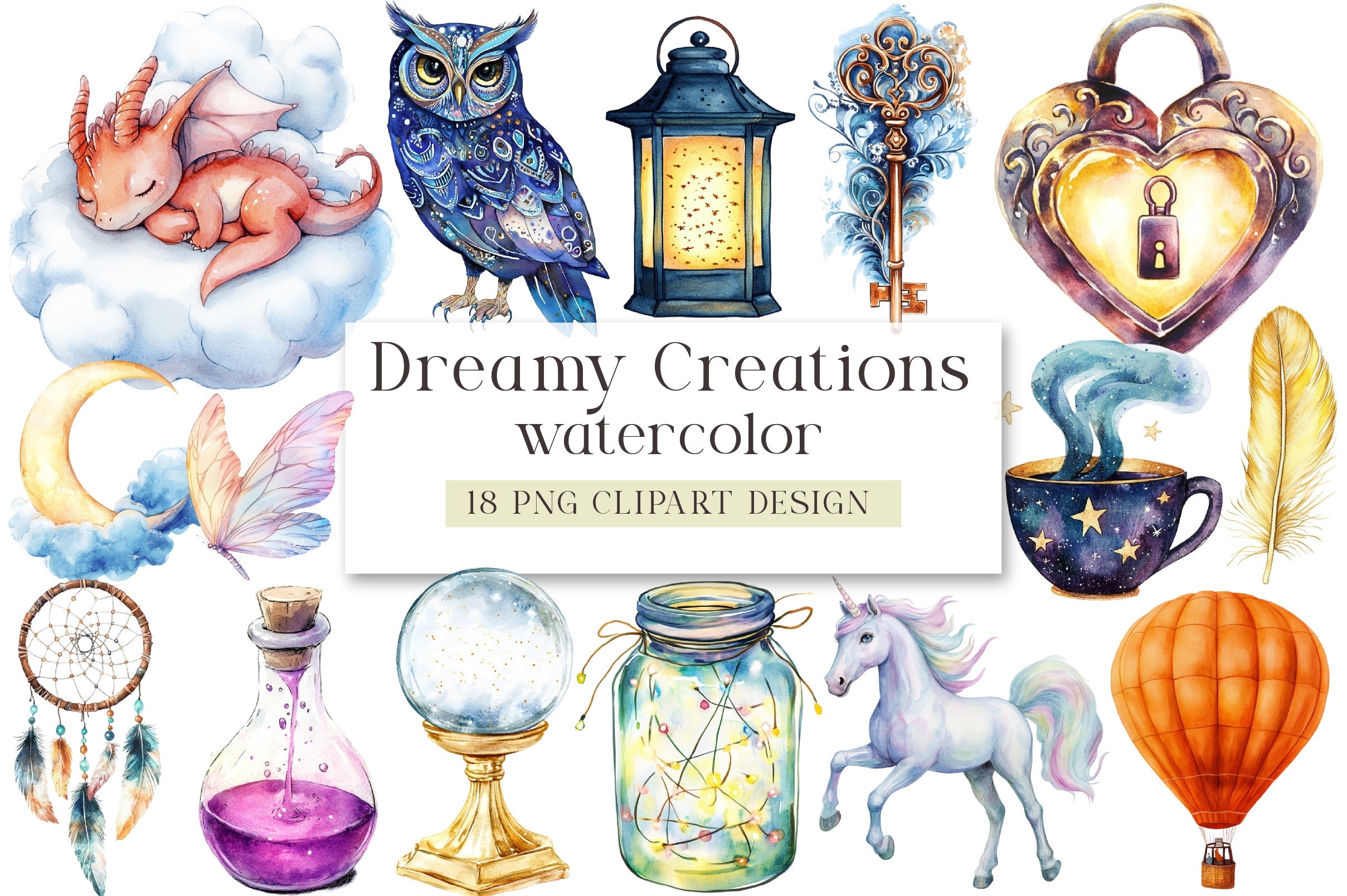 Dreamy Creations Clipart Bundle