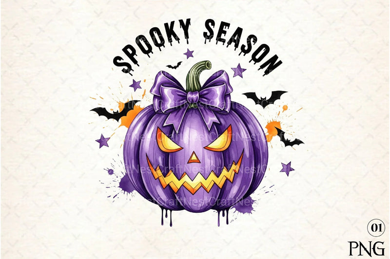 Halloween Spooky Pumpkin Clipart Bundle - CraftNest - Digital Crafting and Art