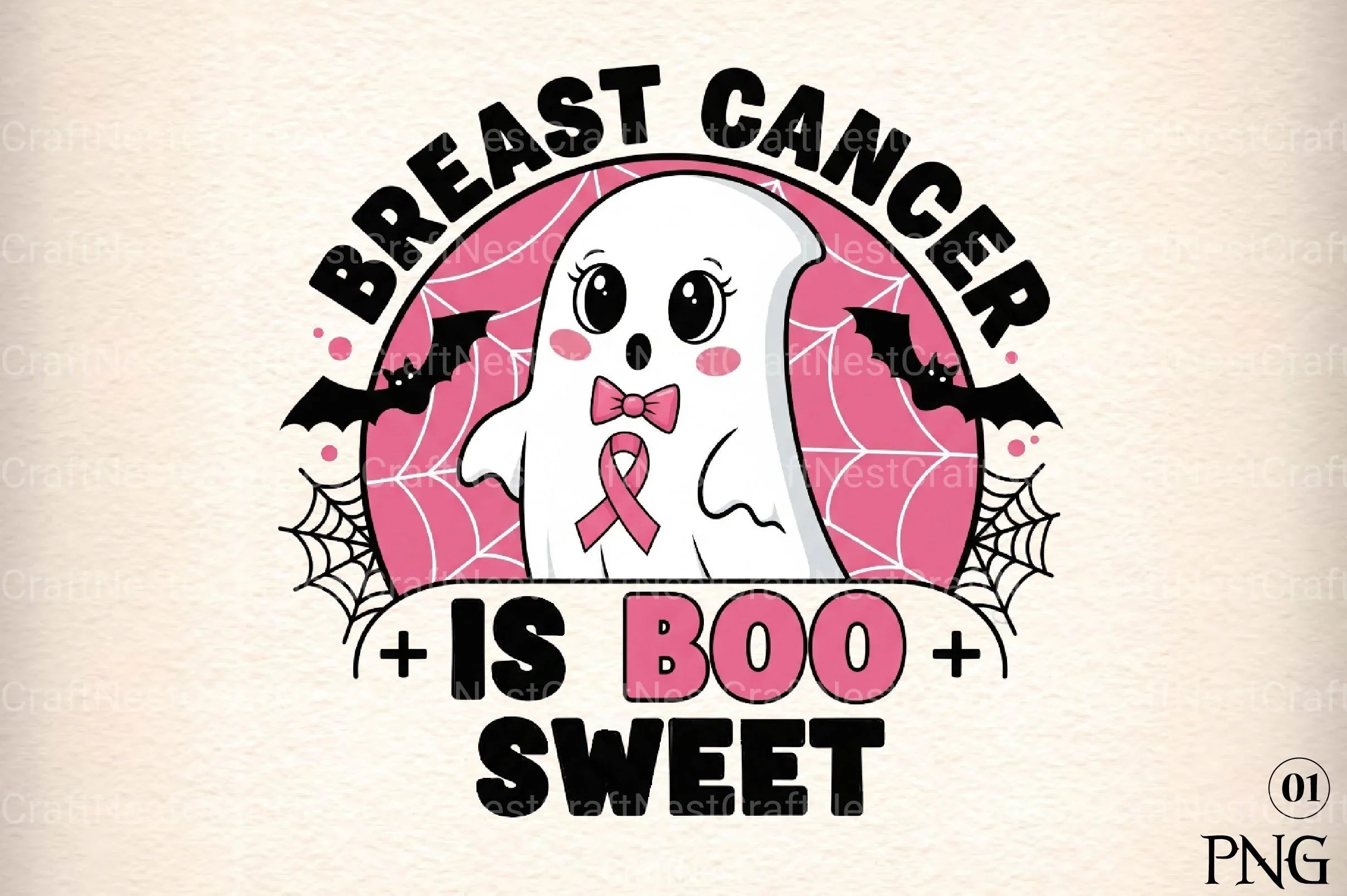 Halloween Breast Cancer Clipart Bundle 2 - CraftNest - Digital Crafting and Art