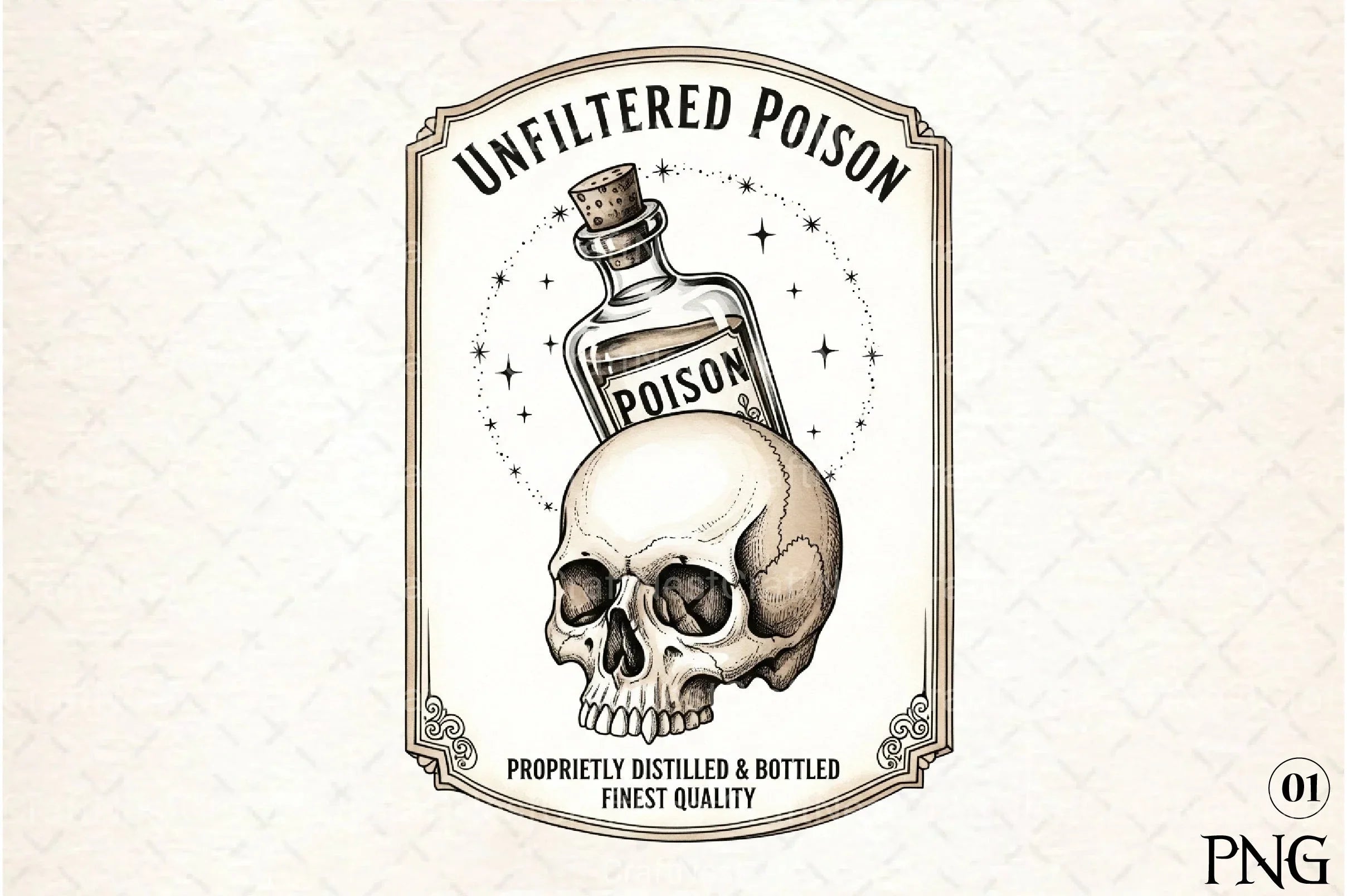 Vintage Halloween Potion Labels Clipart Bundle 1 - CraftNest - Digital Crafting and Art