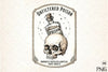 Vintage Halloween Potion Labels Clipart Bundle