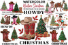 Western Christmas Clipart Bundle