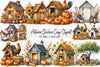 Autumn Chicken Coop Clipart Bundle