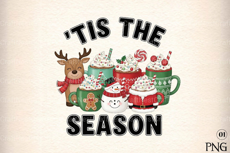 Tis The Season Clipart Bundle 4 - CraftNest - Digital Crafting and Art