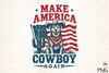 Patriotic Cowboy 4th of July Dog Clipart Bundle