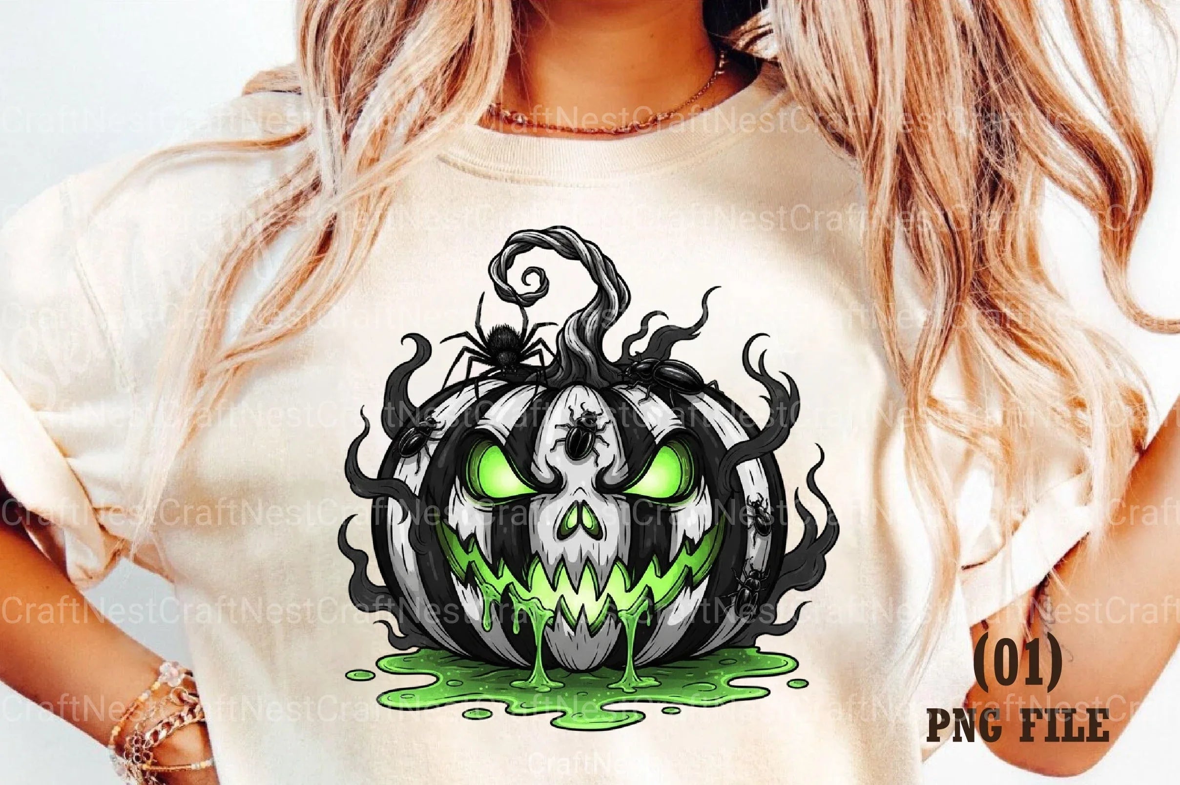 Spooky Pumpkin Halloween Clipart Bundle - CraftNest - Digital Crafting and Art