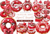 Valentine Donut Clipart Bundle