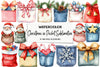 Christmas Pocket Sublimation Clipart Bundle