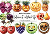 Halloween Fruit Mash-Up Clipart Bundle