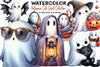 Halloween Cute Ghost Clipart Collection Bundle