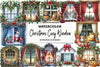 Christmas Cozy Window Clipart Bundle