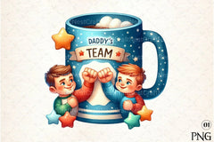 Kids Father’s Day Fist Bump Clipart Bundle 8 - CraftNest - Digital Crafting and Art