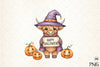 Halloween Highland Cow Clipart Bundle