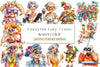Funny Old Lady Cruise Clipart Bundle