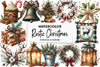 Rustic Christmas Clipart Bundle