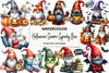Halloween Gnome Spooky Boo Clipart Bundle