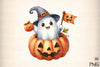 Happy Halloween Cat Art Clipart Bundle