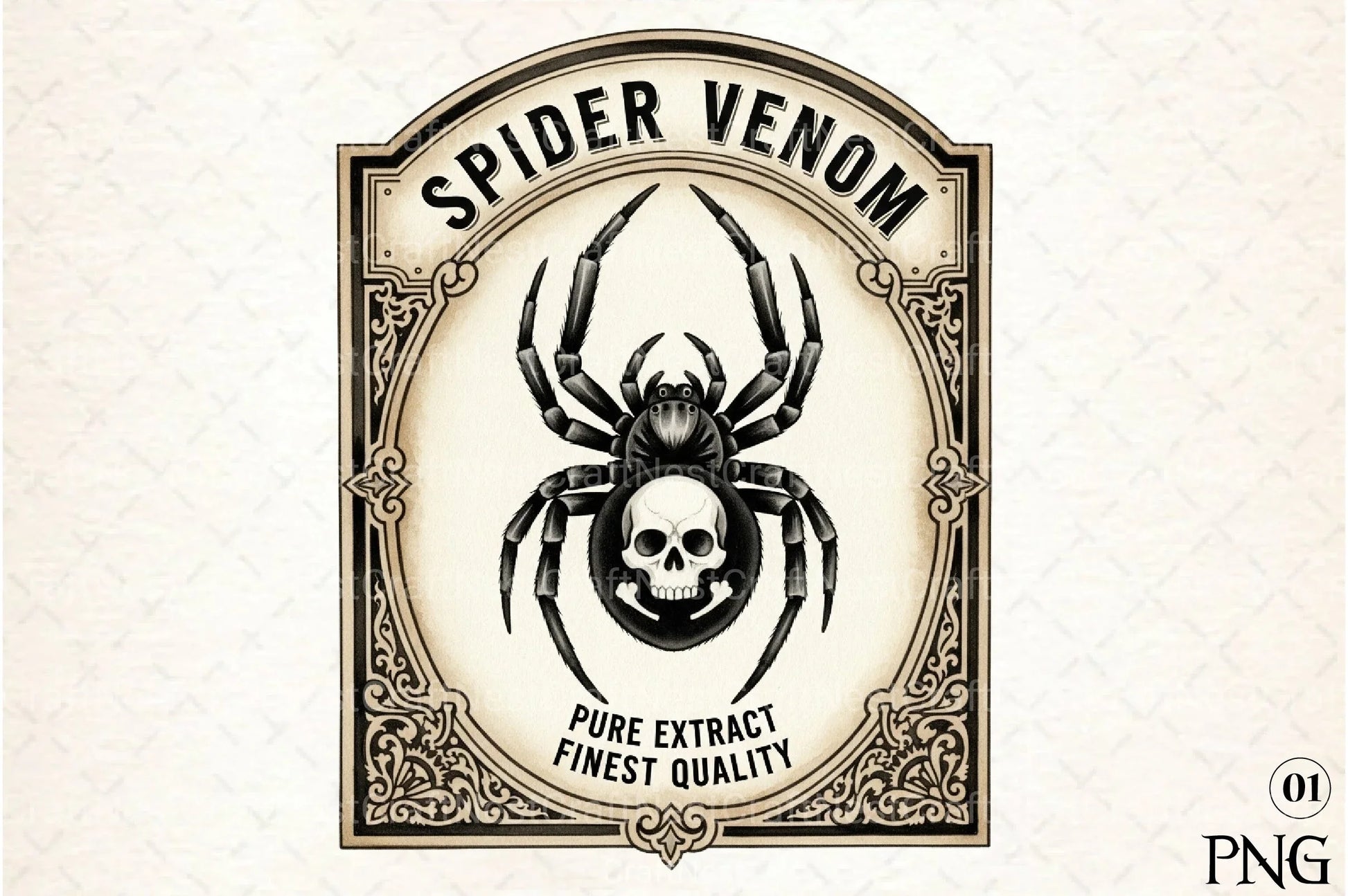 Vintage Halloween Potion Labels Clipart Bundle 12 - CraftNest - Digital Crafting and Art