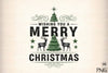 Merry Christmas Tree Design Clipart Bundle