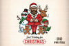 Funny Christmas Merry Clipart Bundle